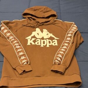 Kappa Men's Brown Hoodie with Logo NWOT